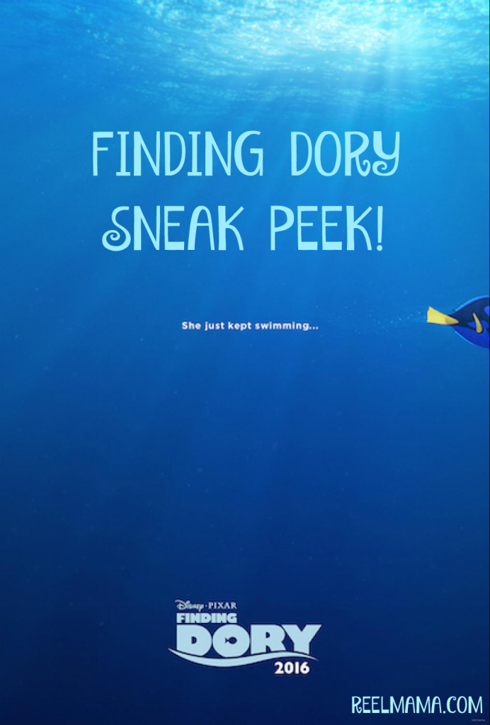 Disney Pixar's Finding Dory movie sneak peek at ReelMama.com